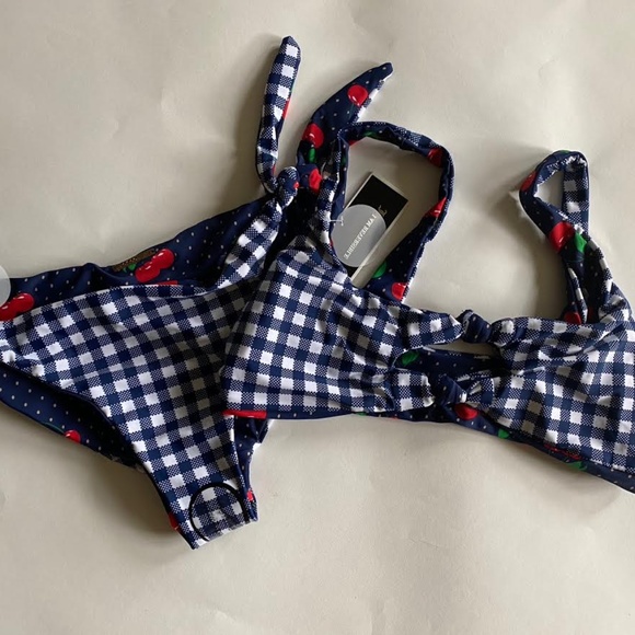 NWT JUICY COUTURE Reversible Swim Bikini Set - Picture 10 of 10